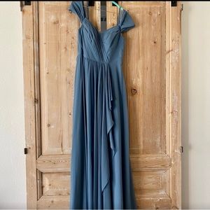 Azazie Twilight Blue Bridesmaid Dress